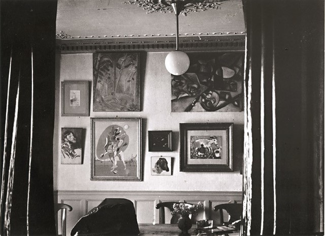 Brassai (Gyula Halasz) - Paul Eluard's Apartment and His Painting Collection