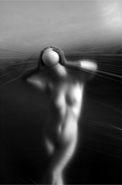 Stanko Abadžic - Nude Holding Ball