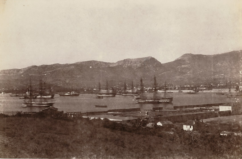 Charles Negre - Toulon, la rade et l'escadre (Harbor and Fleet at Toulon, France)