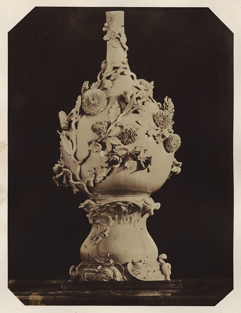 Intricate Rococo Ceramic with Flowers
