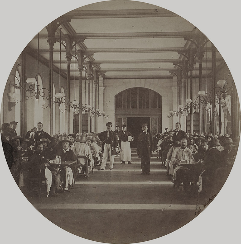 Charles Negre - The Refectory, Vincennes Imperial Asylum