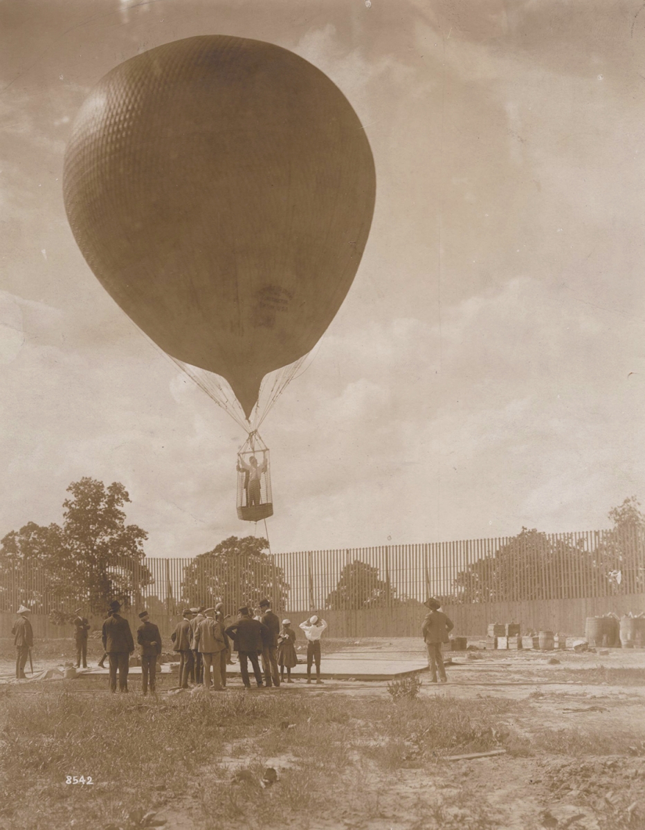 Captive Balloon Making an Ascension at St. Louis World's Fair