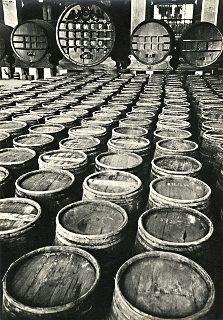 Ilse Bing - Barrels of Champagne at Pommery Ilse Bing - Barrels of Champagne at Pommery