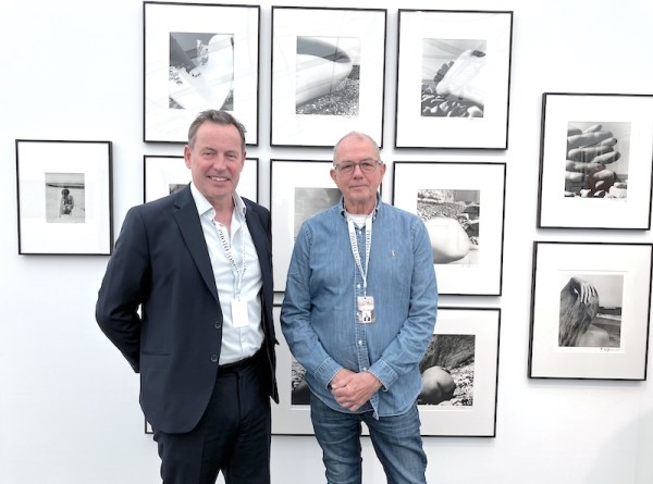 Ben Burdett of Atlas Gallery, London, and David Grob of Grob Gallery, Geneva.