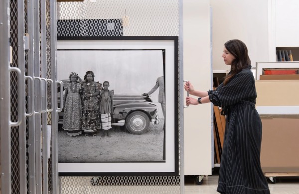 Christine Robinson, the Ransom Center’s Nancy Inman and Marlene Nathan Meyerson Curator of Photography. (Photo by Trent Lesikar) Christine Robinson, the Ransom Center’s Nancy Inman and Marlene Nathan Meyerson Curator of Photography. (Photo by Trent Lesikar)