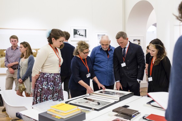 Michael Wilson and Daniel Craig at Rose Gallery. (Photo copyright Magnus Arrevad, courtesy Photo London)